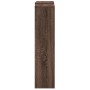 Cubierta de radiador madera marrón roble 205x21,5x83,5 cm