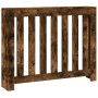 Cubierta de radiador madera color roble ahumado 104x20x82 cm