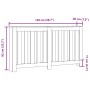 Cubierta de radiador madera ingeniería roble Sonoma 149x20x82cm