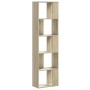 Librería de 5 niveles madera roble Sonoma 45x23,5x162,5 cm