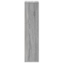Estantería de madera de ingeniería gris Sonoma 50x25x105 cm