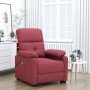 Sillón de masaje eléctrico tela rojo tinto en Sillones de masaje eléctricos | Comprar online en Foro24