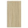 Cajonera de esquina madera ingeniería roble Sonoma 40x41x76 cm