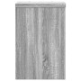 Soportes de plantas 2 uds madera gris Sonoma 20x20x30 cm