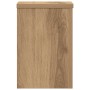 Soportes de plantas 2 uds madera roble artisian 20x20x30 cm