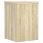 Soportes de plantas 2 uds madera roble Sonoma 25x25x35 cm