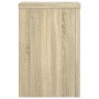 Soportes de plantas 2 uds madera roble Sonoma 25x25x35 cm