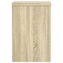 Soportes de plantas 2 uds madera roble Sonoma 25x25x35 cm