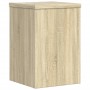 Soportes de plantas 2 uds madera roble Sonoma 25x25x35 cm