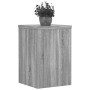 Soportes de plantas 2 uds madera gris Sonoma 25x25x35 cm en Soportes para macetas | Comprar online en Foro24