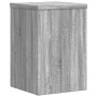 Soportes de plantas 2 uds madera gris Sonoma 25x25x35 cm en Soportes para macetas | Comprar online en Foro24