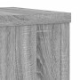Soportes de plantas 2 uds madera gris Sonoma 25x25x35 cm en Soportes para macetas | Comprar online en Foro24