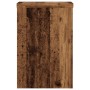 Soportes de plantas 2 uds madera roble envejecido 25x25x35 cm