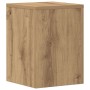 Soportes de plantas 2 uds madera roble artisian 25x25x35 cm