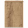 Soportes de plantas 2 uds madera roble artisian 25x25x35 cm