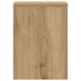 Soportes de plantas 2 uds madera roble artisian 25x25x35 cm