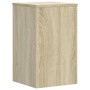 Soportes de plantas 2 uds madera roble Sonoma 30x30x50 cm