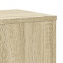 Soportes de plantas 2 uds madera roble Sonoma 30x30x50 cm