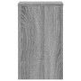 Soportes de plantas 2 uds madera gris Sonoma 30x30x50 cm