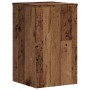 Soportes de plantas 2 uds madera roble envejecido 30x30x50 cm