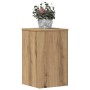 Soportes de plantas 2 uds madera roble artisian 30x30x50 cm