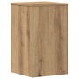 Soportes de plantas 2 uds madera roble artisian 30x30x50 cm