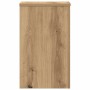 Soportes de plantas 2 uds madera roble artisian 30x30x50 cm