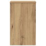 Soportes de plantas 2 uds madera roble artisian 30x30x50 cm