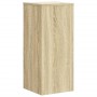 Soportes de plantas 2 uds madera roble Sonoma 30x30x70 cm