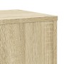 Soportes de plantas 2 uds madera roble Sonoma 30x30x70 cm