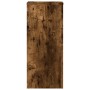 Soportes de plantas 2 uds madera roble ahumado 30x30x70 cm
