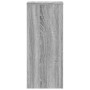 Soportes de plantas 2 uds madera gris Sonoma 30x30x70 cm