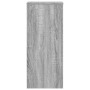 Soportes de plantas 2 uds madera gris Sonoma 30x30x70 cm