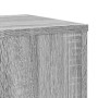Soportes de plantas 2 uds madera gris Sonoma 30x30x70 cm