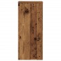 Soportes de plantas 2 uds madera roble envejecido 30x30x70 cm