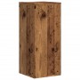 Soportes de plantas 2 uds madera roble envejecido 30x30x70 cm