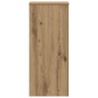 Soportes de plantas 2 uds madera roble artisian 30x30x70 cm