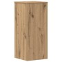 Soportes de plantas 2 uds madera roble artisian 30x30x70 cm