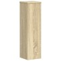 Soportes de plantas 2 uds madera roble Sonoma 17x17x60 cm