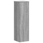 Soportes de plantas 2 uds madera gris Sonoma 17x17x60 cm