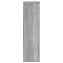 Soportes de plantas 2 uds madera gris Sonoma 17x17x60 cm