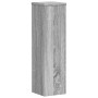 Soportes de plantas 2 uds madera gris Sonoma 17x17x60 cm