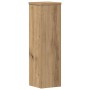 Soportes de plantas 2 uds madera roble artisian 17x17x60 cm