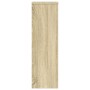 Soportes de plantas 2 uds madera roble Sonoma 25x25x80 cm