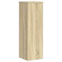 Soportes de plantas 2 uds madera roble Sonoma 25x25x80 cm