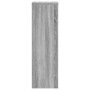 Soportes de plantas 2 uds madera gris Sonoma 25x25x80 cm