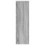 Soportes de plantas 2 uds madera gris Sonoma 25x25x80 cm