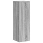 Soportes de plantas 2 uds madera gris Sonoma 25x25x80 cm