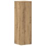 Soportes de plantas 2 uds madera roble artisian 25x25x80 cm