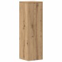 Soportes de plantas 2 uds madera roble artisian 25x25x80 cm